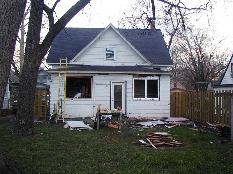 Home before restoration